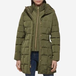 Cole Haan Women’s Taffeta Down Blend Coat